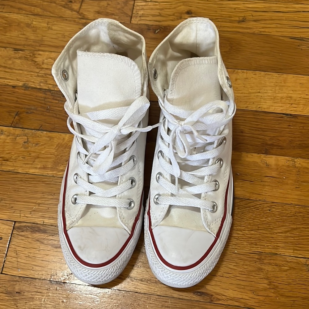 White high top converse